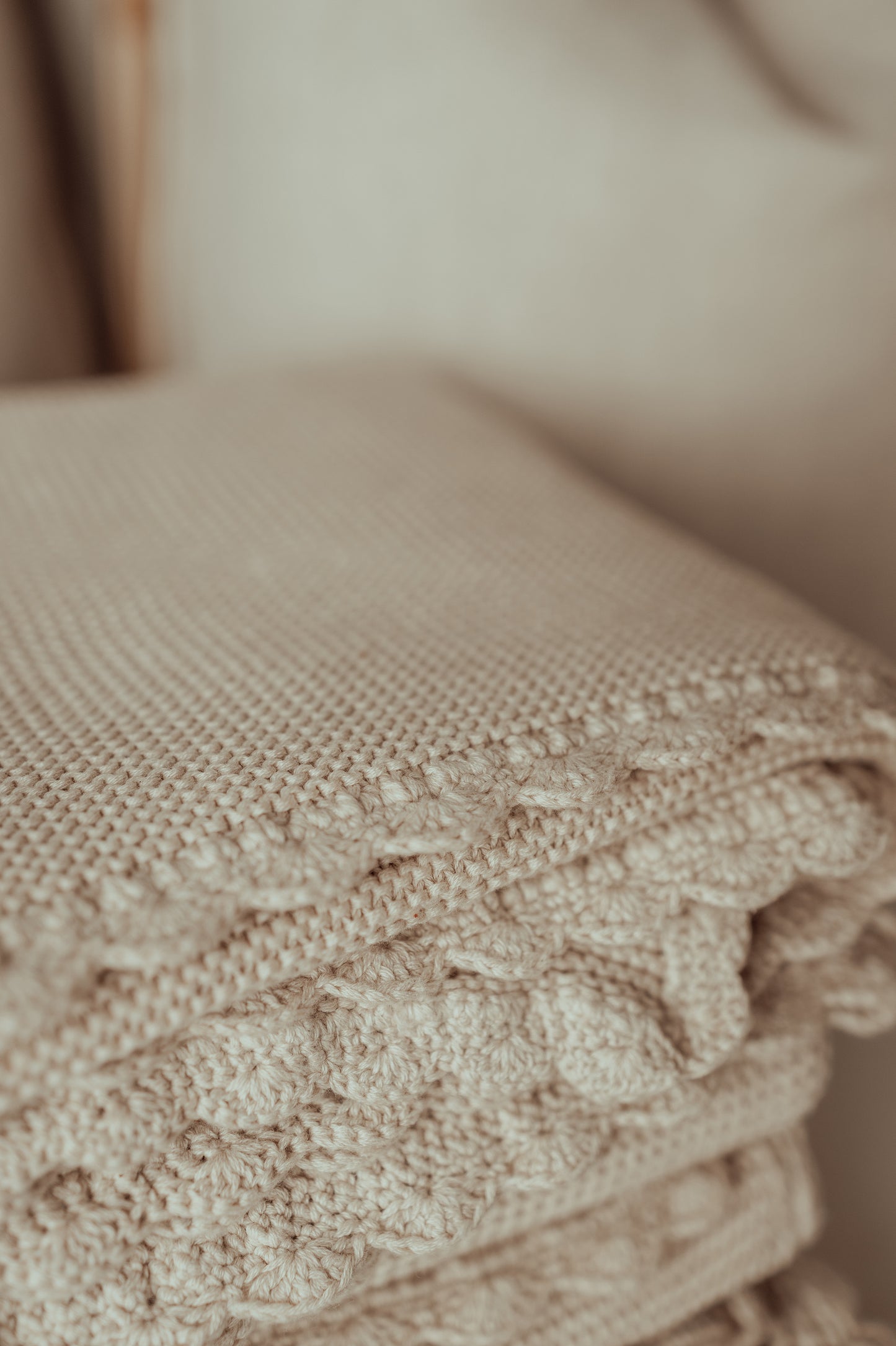 Heirloom blanket ivory - Marlie & Jo