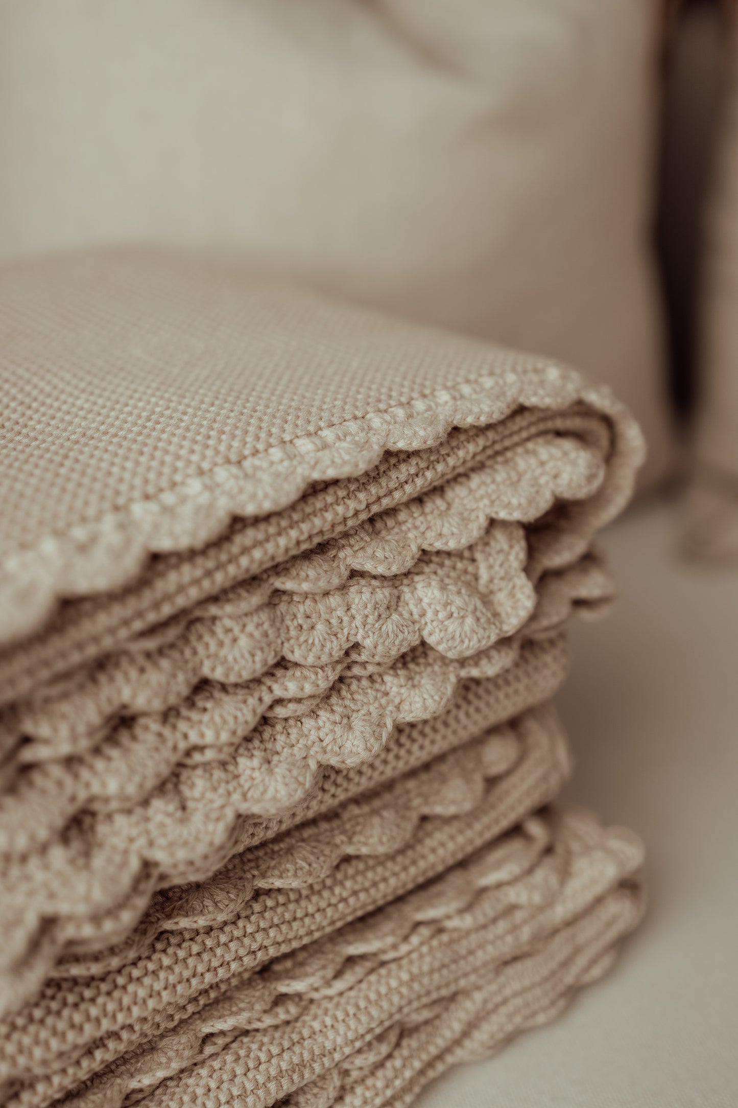 Heirloom blanket ivory - Marlie & Jo