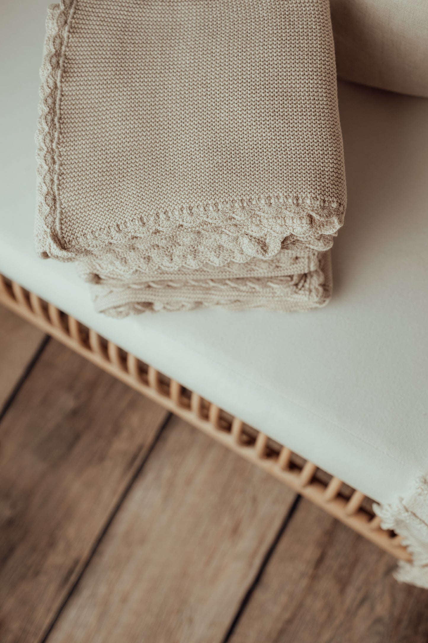 Heirloom blanket ivory - Marlie & Jo