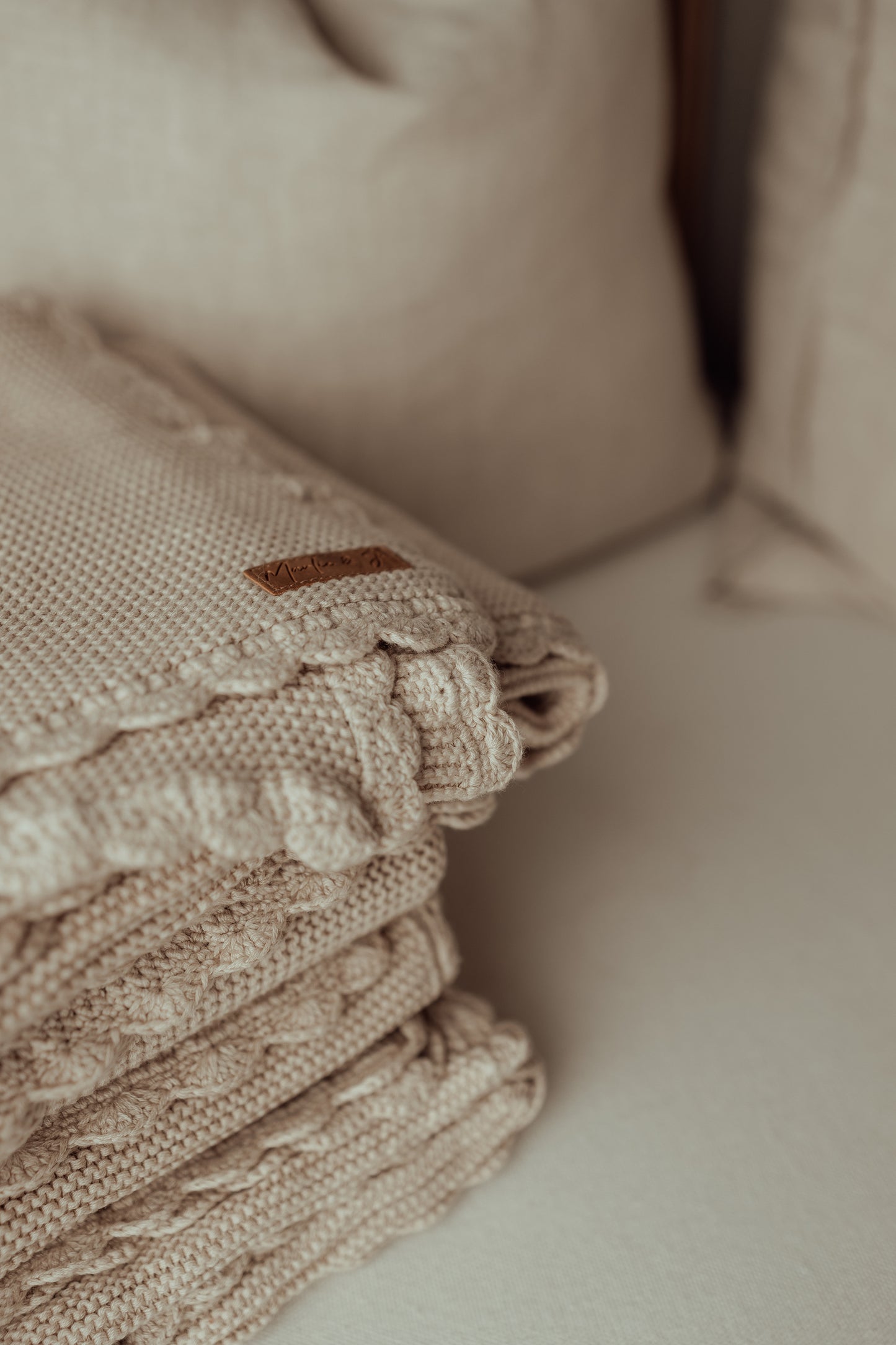 Heirloom blanket ivory - Marlie & Jo