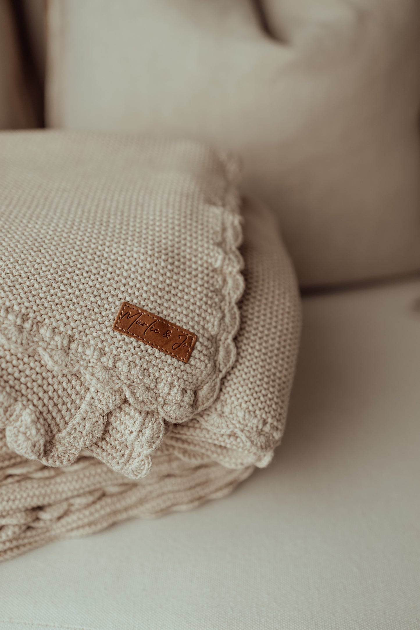 Heirloom blanket ivory - Marlie & Jo